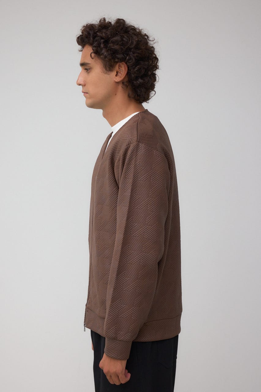 フクレジャガードカーディガン BRN M