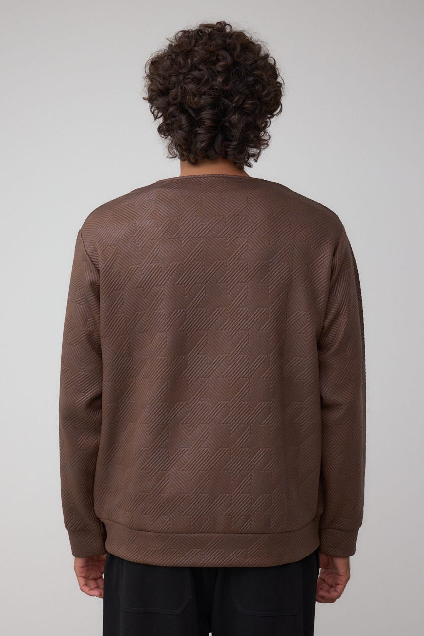 フクレジャガードカーディガン BRN M