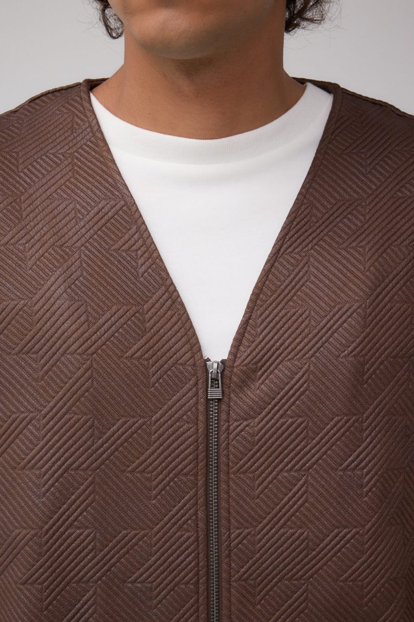 フクレジャガードカーディガン BRN M