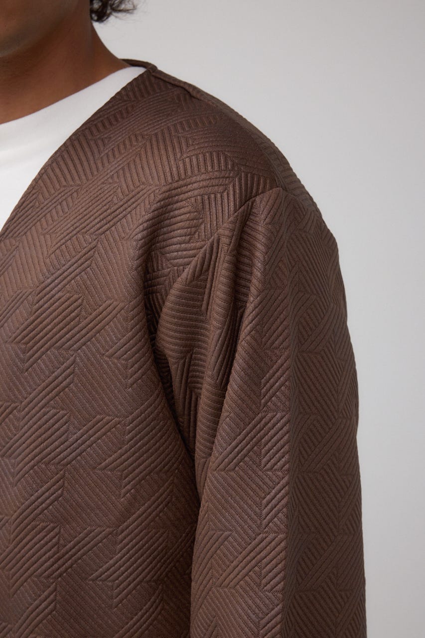 フクレジャガードカーディガン BRN M