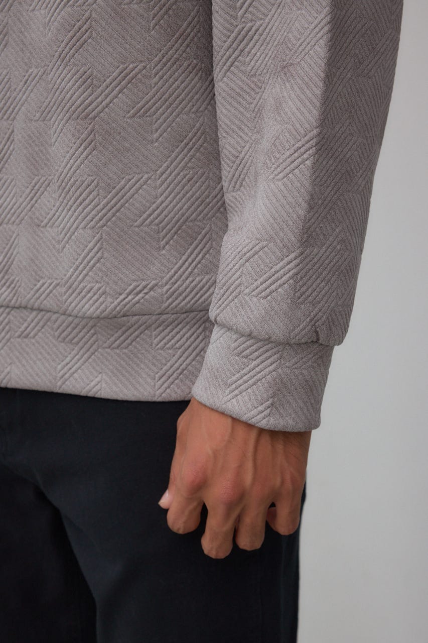 フクレジャガードカーディガン GRY L