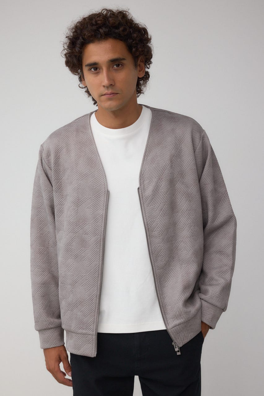 フクレジャガードカーディガン GRY L