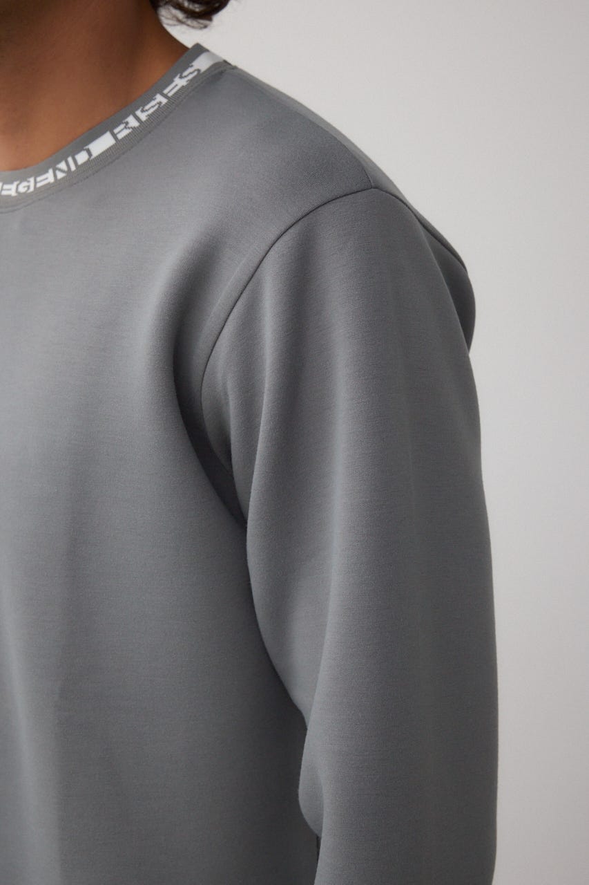 ネックジャガードトップス GRY M