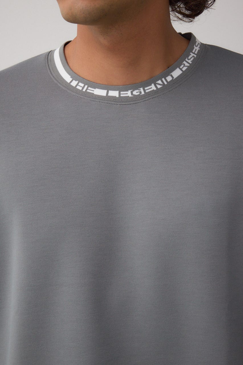 ネックジャガードトップス GRY M