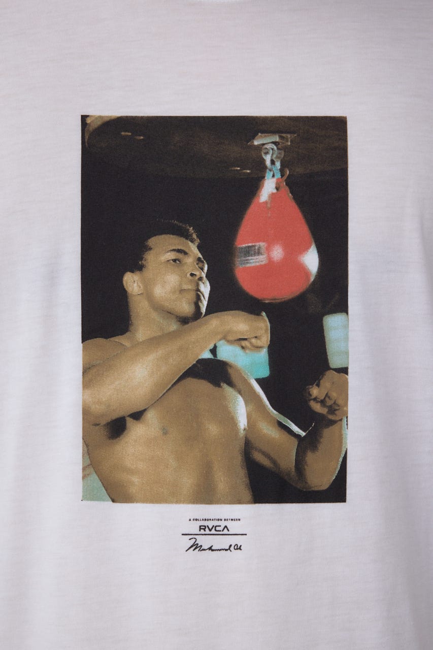 RVCA X STING LIKE A BEE SS WHT M