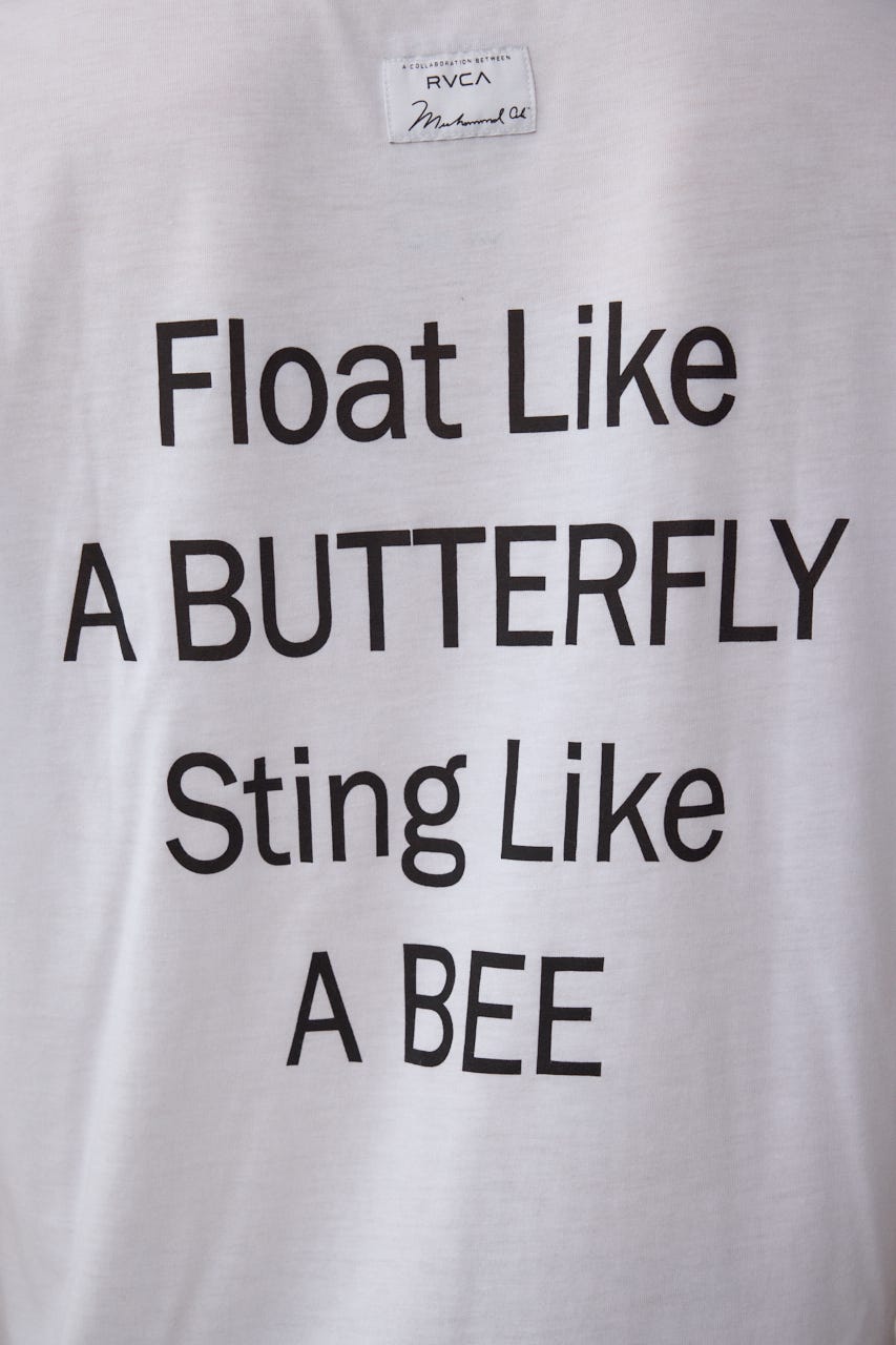 RVCA X STING LIKE A BEE SS WHT M