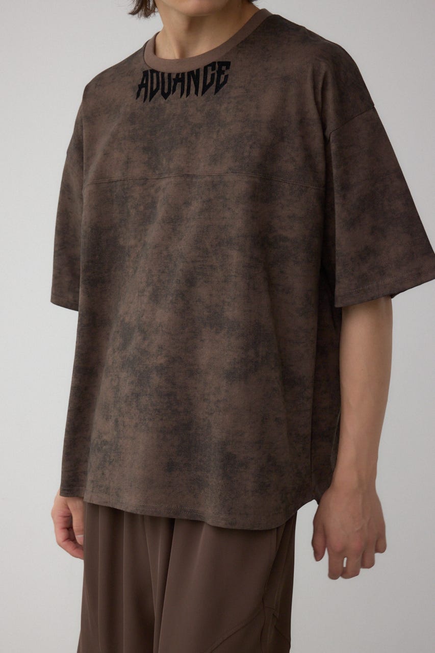 AZUL BY MOUSSY | ムラ柄ロゴプリントTシャツ (Tシャツ