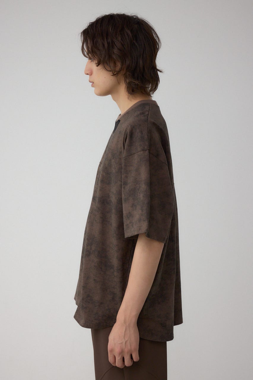 AZUL BY MOUSSY | ムラ柄ロゴプリントTシャツ (Tシャツ