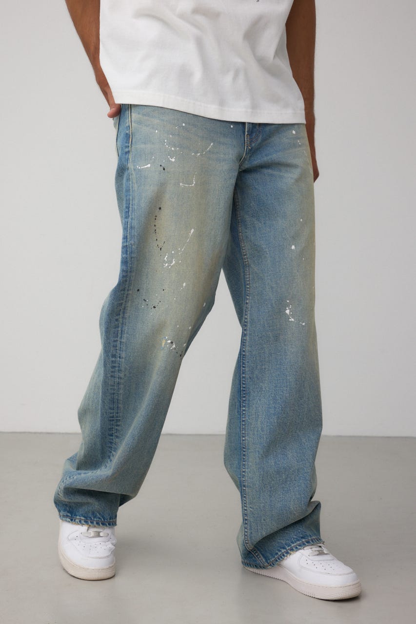 AZUL DENIM スーパーバギー L/BLU M