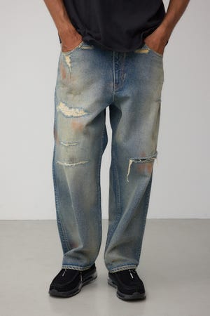AZUL DENIM デストロイワイド
