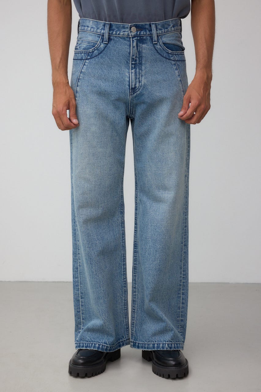 AZUL BY MOUSSY | AZUL DENIM 切替ワイドフレア (ワイド ) |SHEL