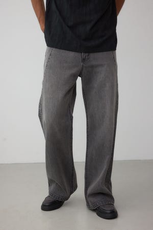 AZUL DENIM 切替ワイドフレア