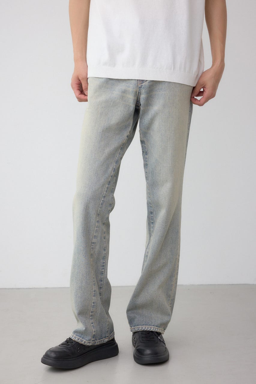 AZUL DENIM マイクロフレア L/BLU S