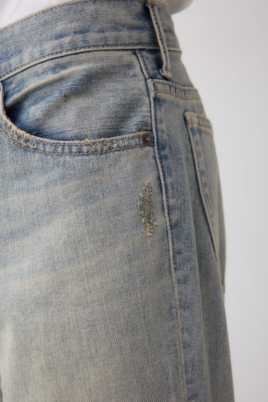 AZUL DENIM マイクロフレア L/BLU S