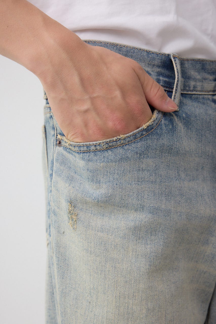 AZUL DENIM マイクロフレア L/BLU S