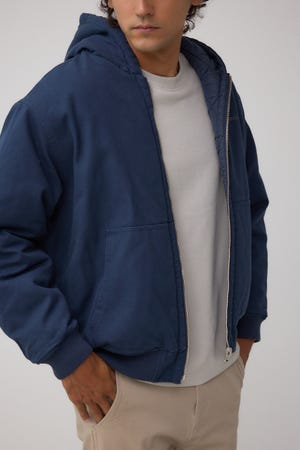 リバーシブルダックブルゾン