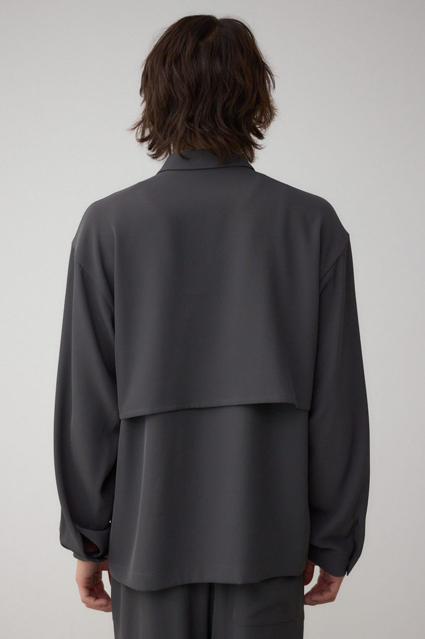 cha0t1c様 AZUL BY MOUSSY | C/Tトロミアシンメトリー長袖シャツ (シャツ