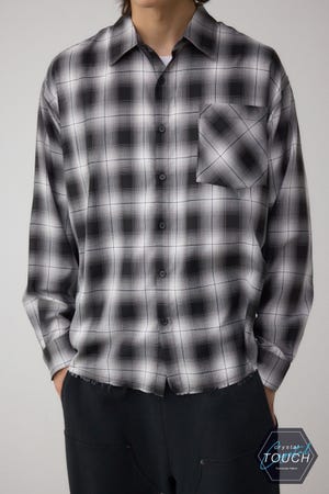 C/Tライトオンブレーチェックシャツ