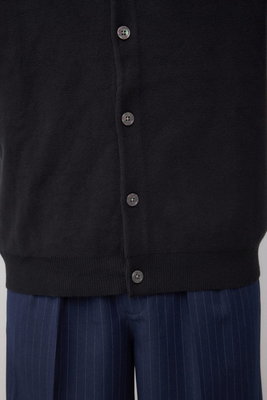 ミラノリブカーディガン BLK M