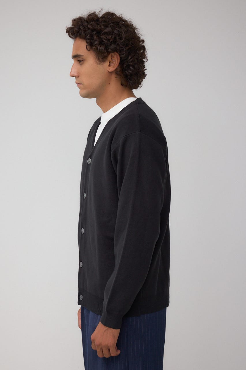 ミラノリブカーディガン BLK M
