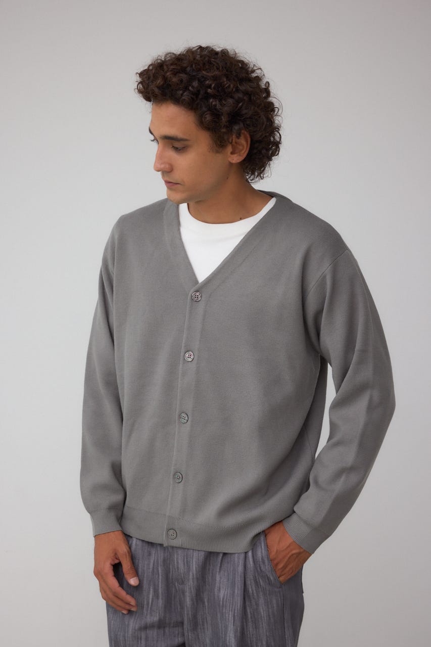 ミラノリブカーディガン GRY M