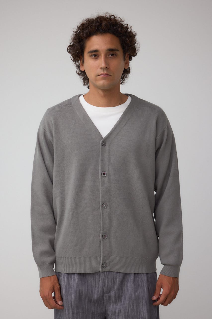 ミラノリブカーディガン GRY M