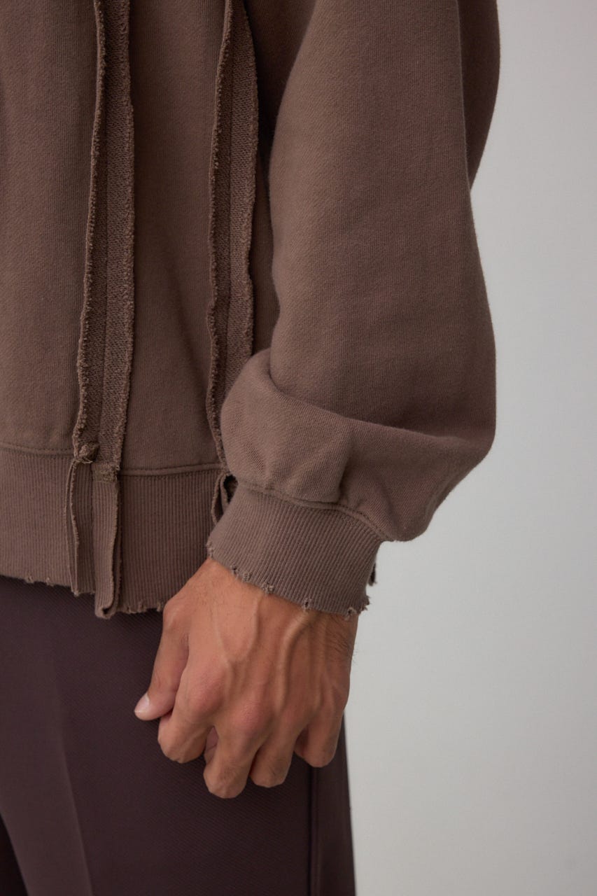 ステップヘムヘビースウェット D/BRN L