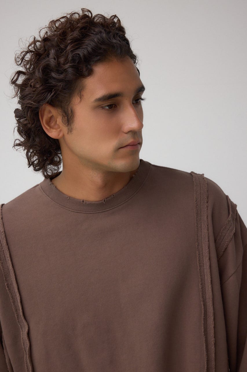 ステップヘムヘビースウェット D/BRN L