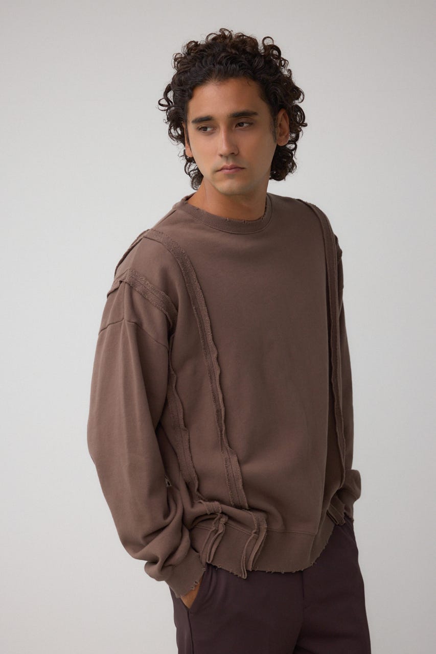 ステップヘムヘビースウェット D/BRN L