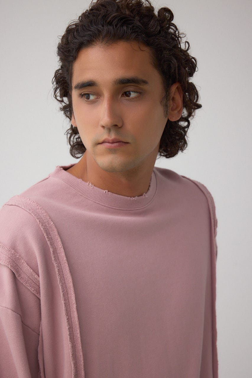 ステップヘムヘビースウェット D/PNK M