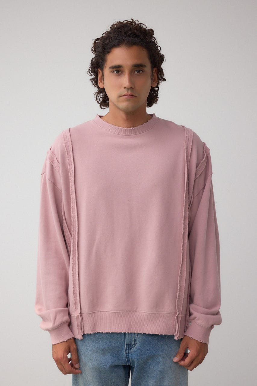 ステップヘムヘビースウェット D/PNK M