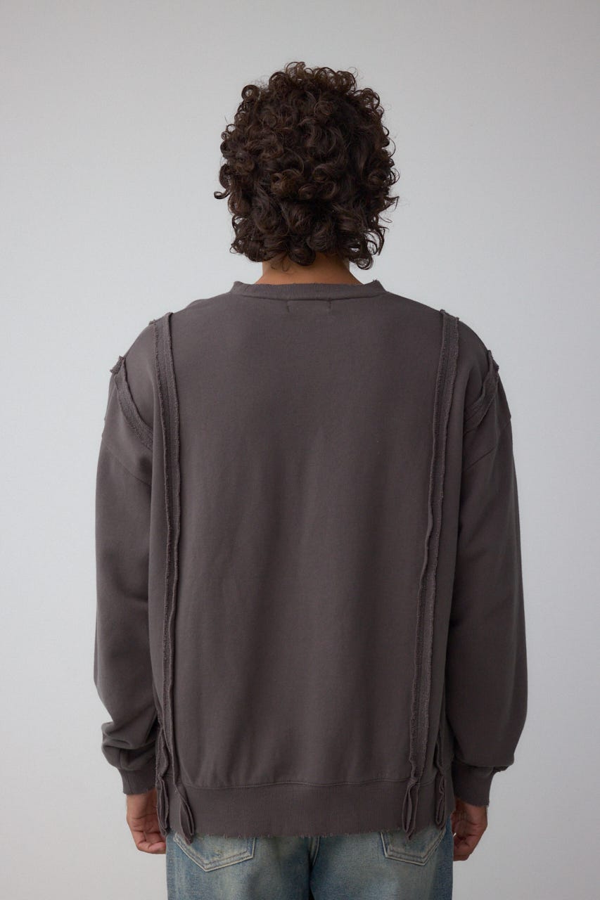 ステップヘムヘビースウェット L/BLK L