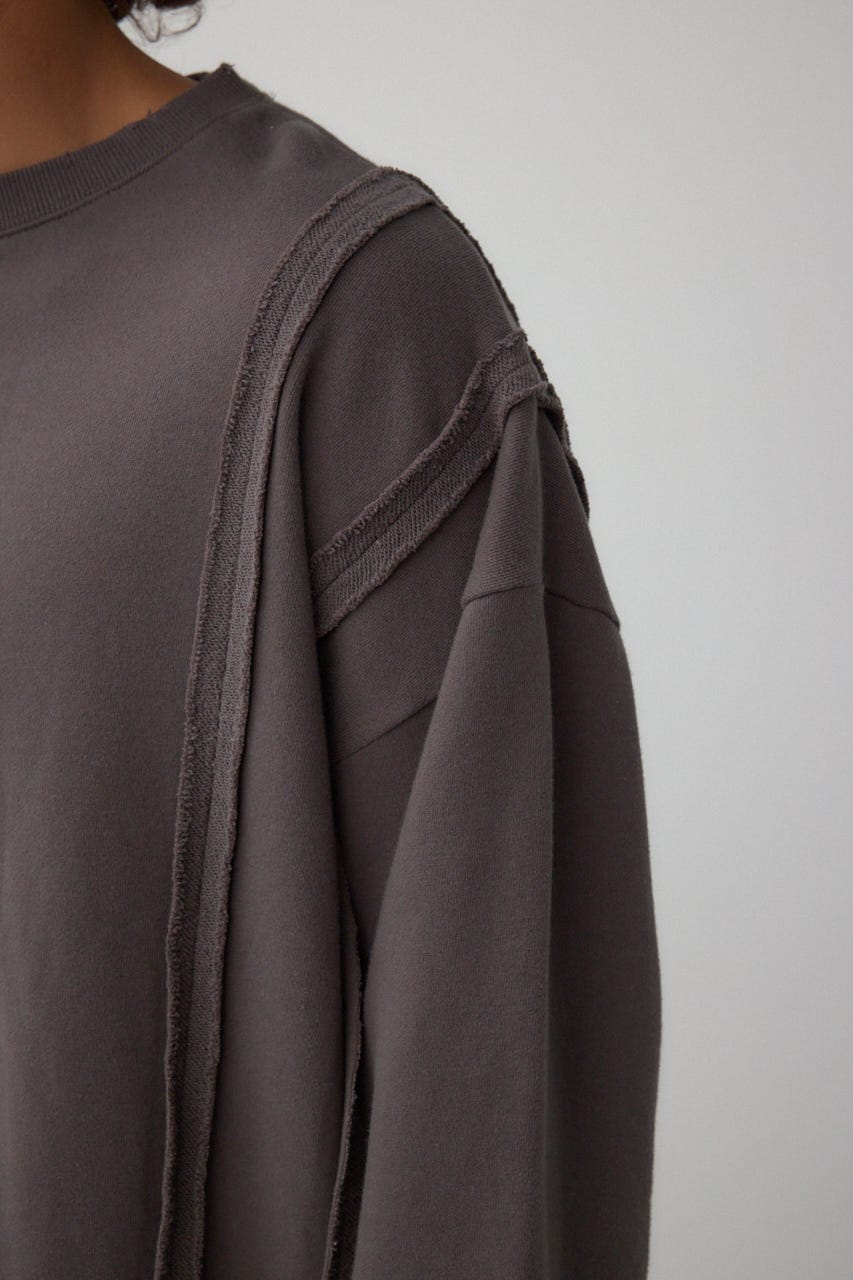 ステップヘムヘビースウェット L/BLK L