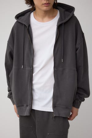 moussyジップアップパーカー MOUSSY ZIP UP フーディ BLK -ファッション通販 FASHION WALKER