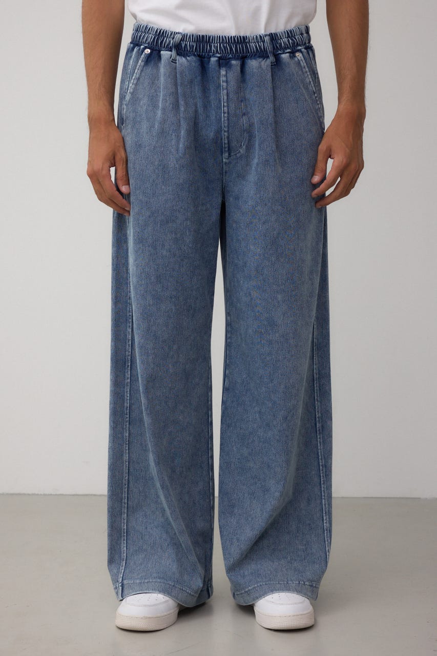 フェードデニムワイドパンツ AZUL BY MOUSSY | C/Tフェードデニムワイドパンツ (パンツ