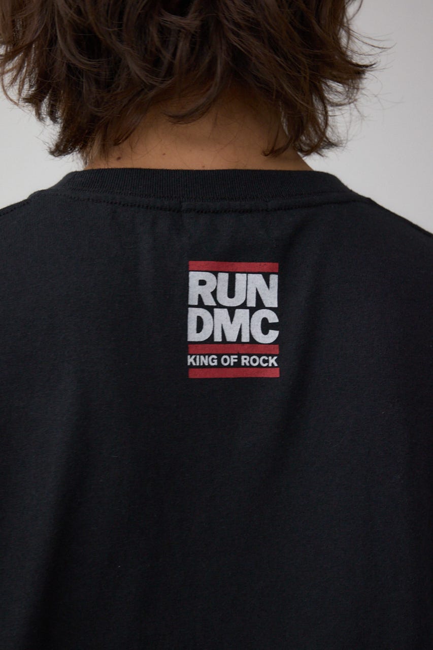 XO23UBU 90s☆RUNDMC☆ランディーエムシー☆ラップTシャツ☆ 90s RUNDMC ランディーエムシー ラップTシャツ プリントT 黒 XL