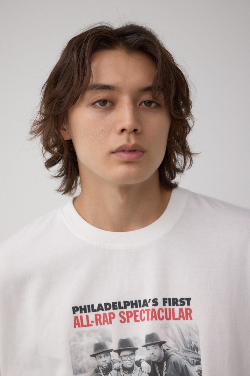 AZUL BY MOUSSY | 【RUNDMC】ビンテージラップ半袖TEE (Tシャツ