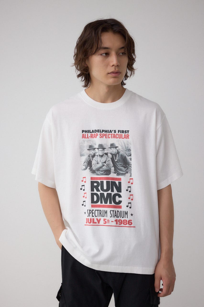 XO23UBU 90s☆RUNDMC☆ランディーエムシー☆ラップTシャツ☆ 90s RUNDMC ランディーエムシー ラップTシャツ プリントT 黒 XL