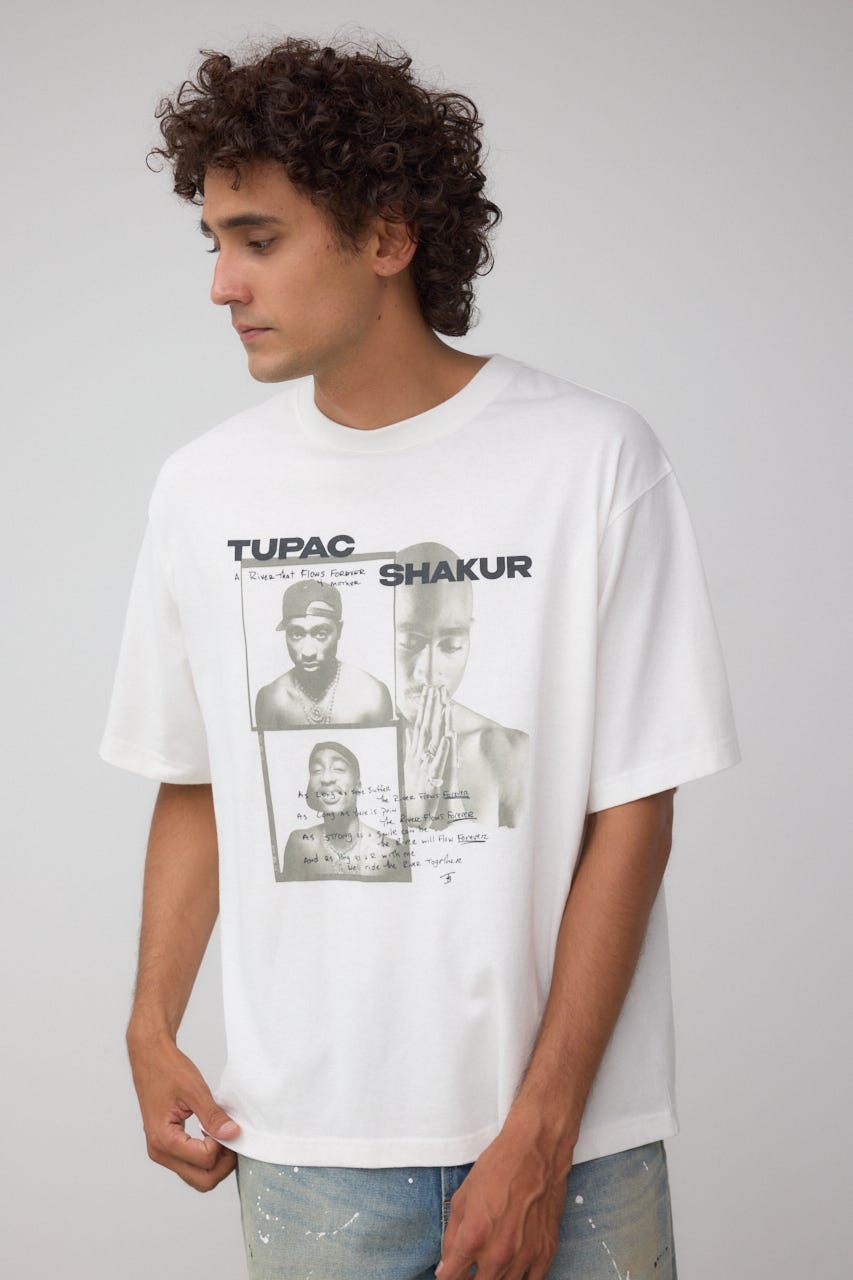 2pac ヴィンテージtシャツ 青 DELTAタグ　希少品　2003年 2pac ヴィンテージtシャツ 青 DELTAタグ 希少品 2003年 - メルカリ