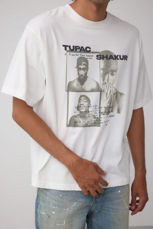 【2PAC】ビンテージラップ半袖TEE