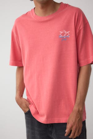 ピグメントグラフィックTシャツ
