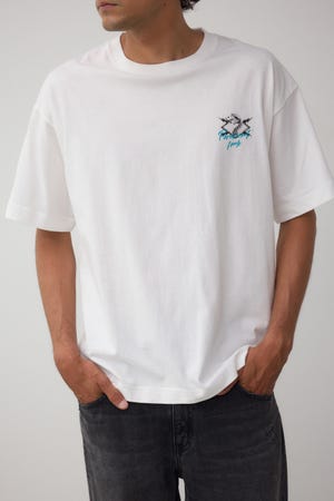 ピグメントグラフィックTシャツ