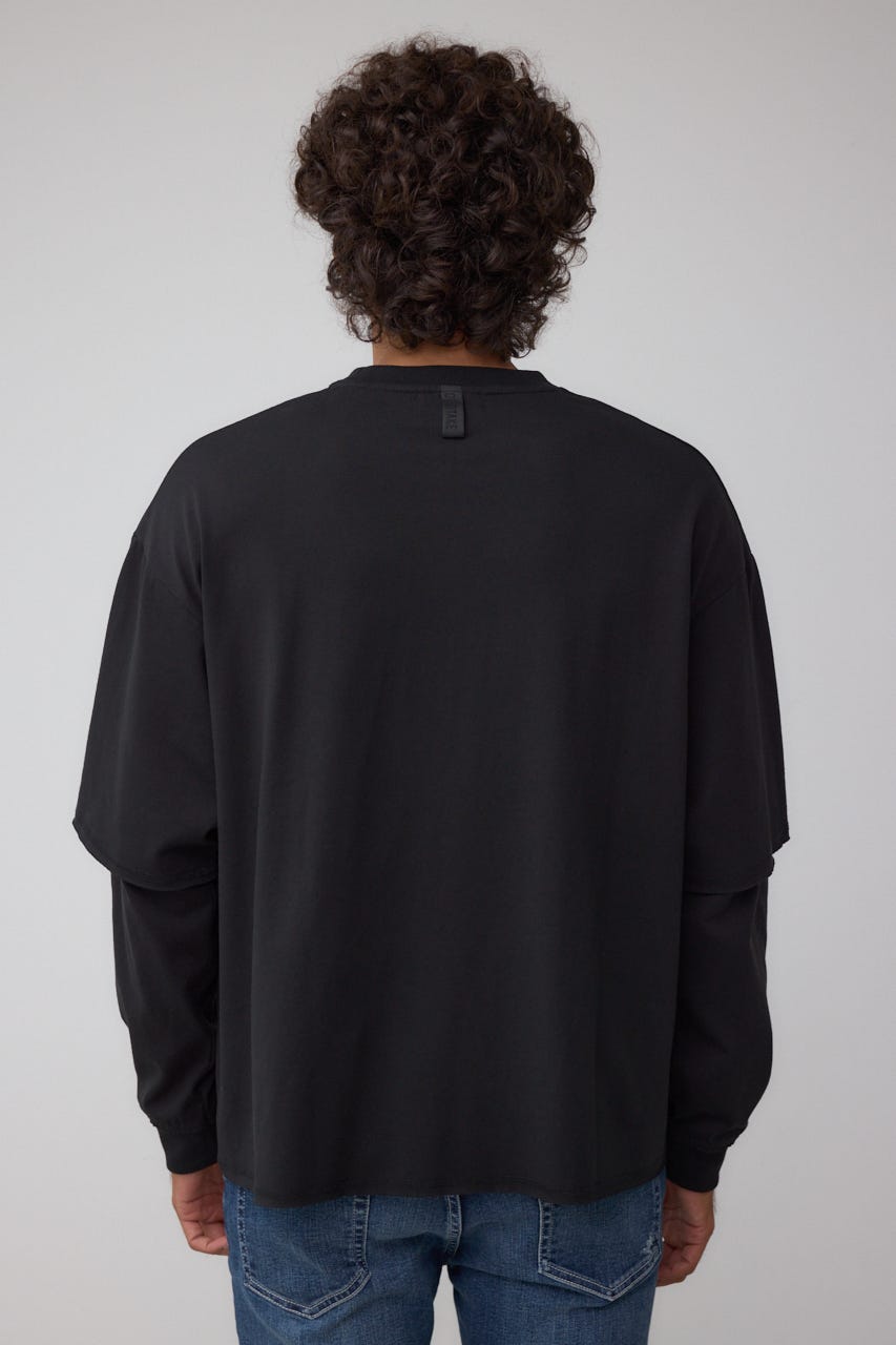 FILTH レイヤード ロングT ATTISESSION＞レイヤード ロングスリーブ Tシャツ