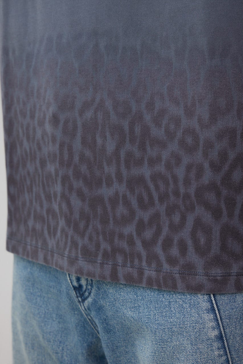 &ellecy アンドエルシー レオパード トップス AZUL BY MOUSSY | グラデーションレオパードTシャツ (Tシャツ