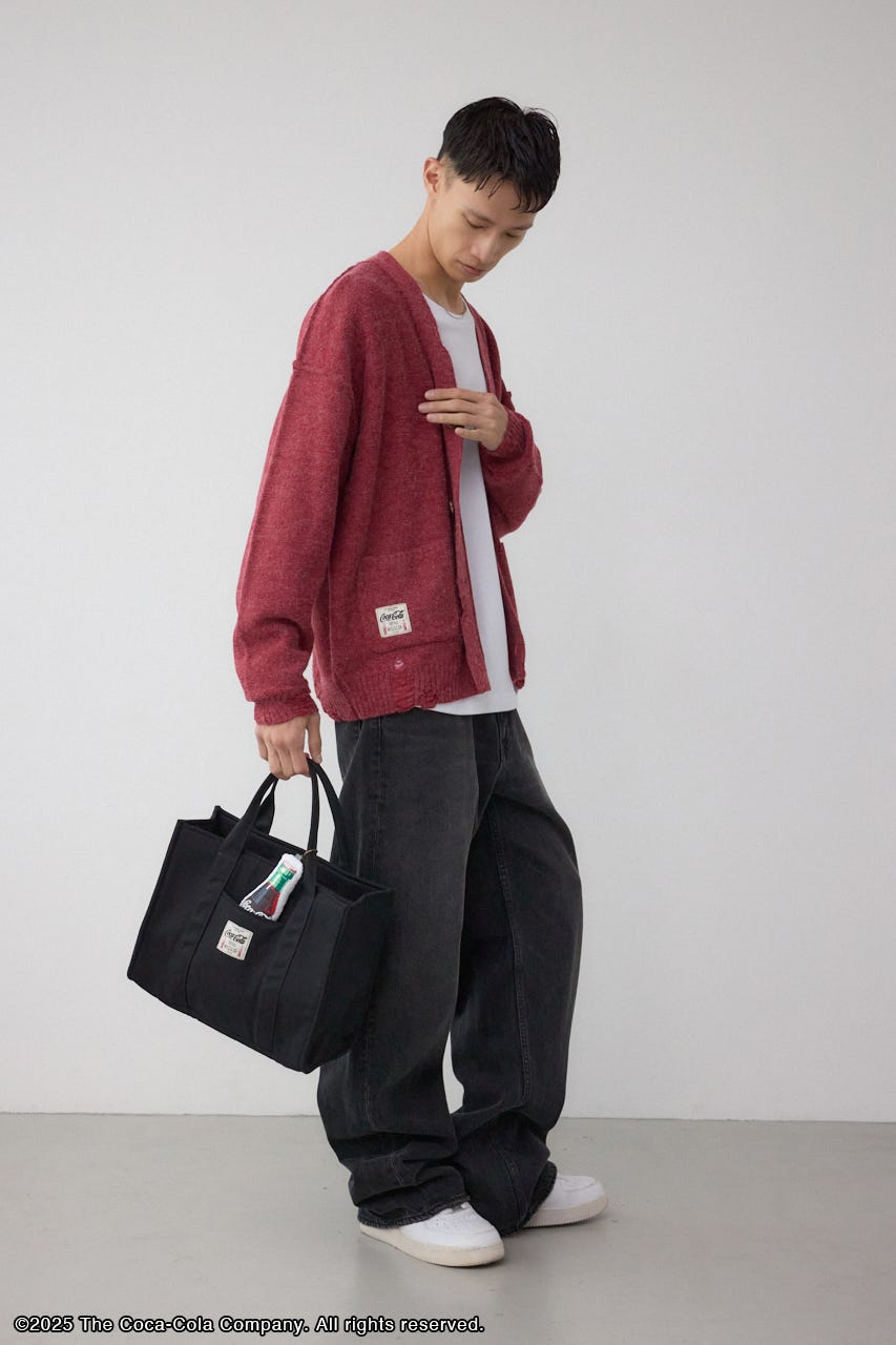 【Coca-Cola（R）｜AZUL】スクエアトートバッグ BLK FREE