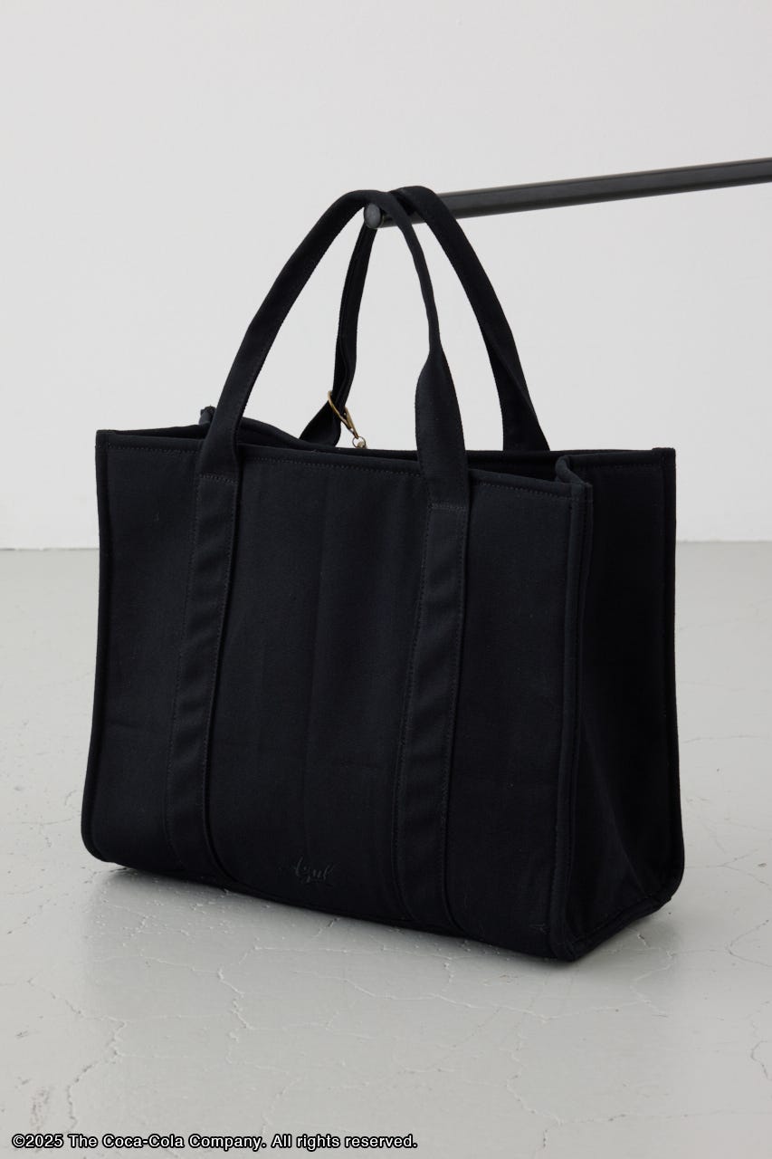 【Coca-Cola（R）｜AZUL】スクエアトートバッグ BLK FREE