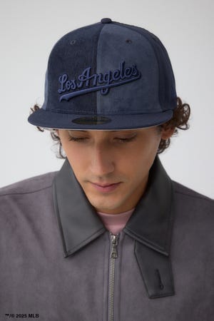 【NEW ERA×AZUL MLB】異素材キャップ