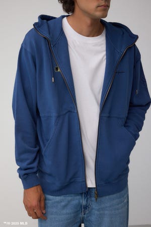 【MLB】AZUL ピグメント ジップパーカー