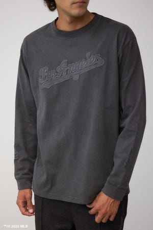 【MLB】AZUL ピグメントダイ 長袖TEE