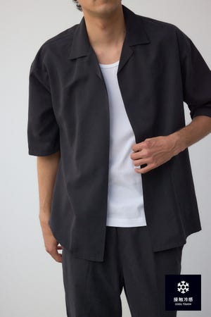 接触冷感フェイクスウェードセットアップ